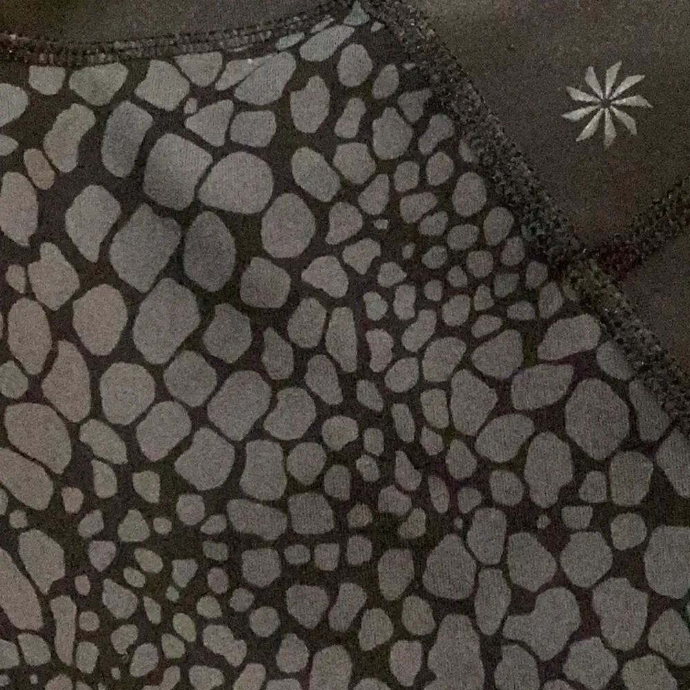 Athleta Crocodile Stealth TruCool Capri Leggings Small - Picture 14 of 16